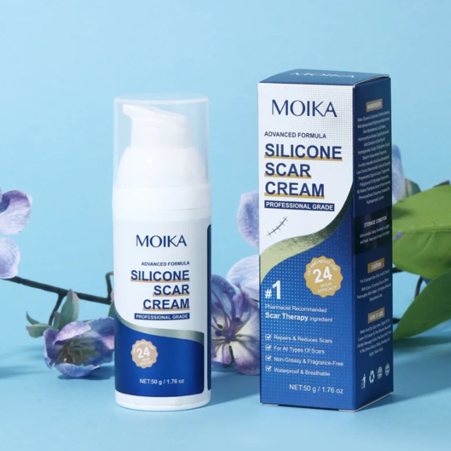 Crème au silicone pour éliminer les verrues, les vergetures, les acrochordons et tous types de cicatrices