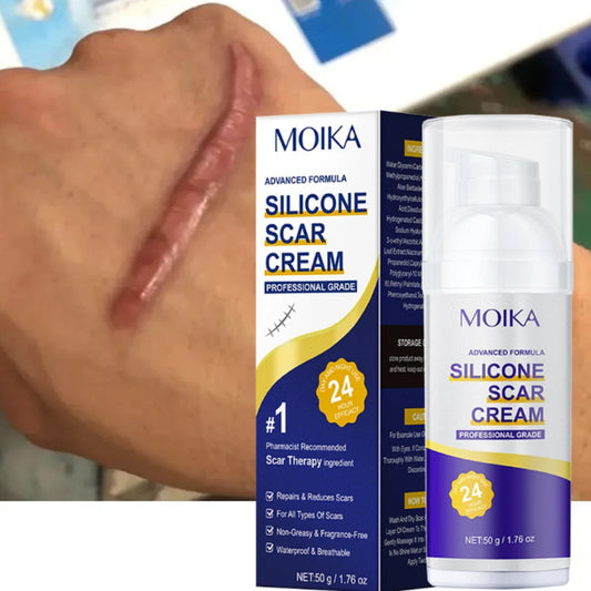 Crème au silicone pour éliminer les verrues, les vergetures, les acrochordons et tous types de cicatrices